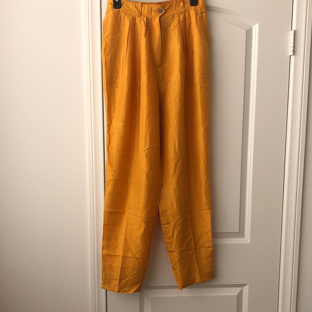 Vintage, Casual Corner Mustard Yellow Pants